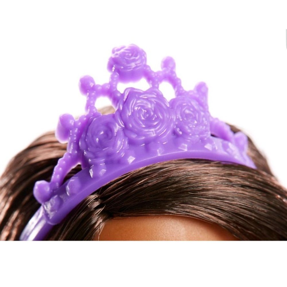 New Barbie Brunette Princess Doll Purple Pink Dress You Can Be Anything Play Toy - Picture 3 of 4